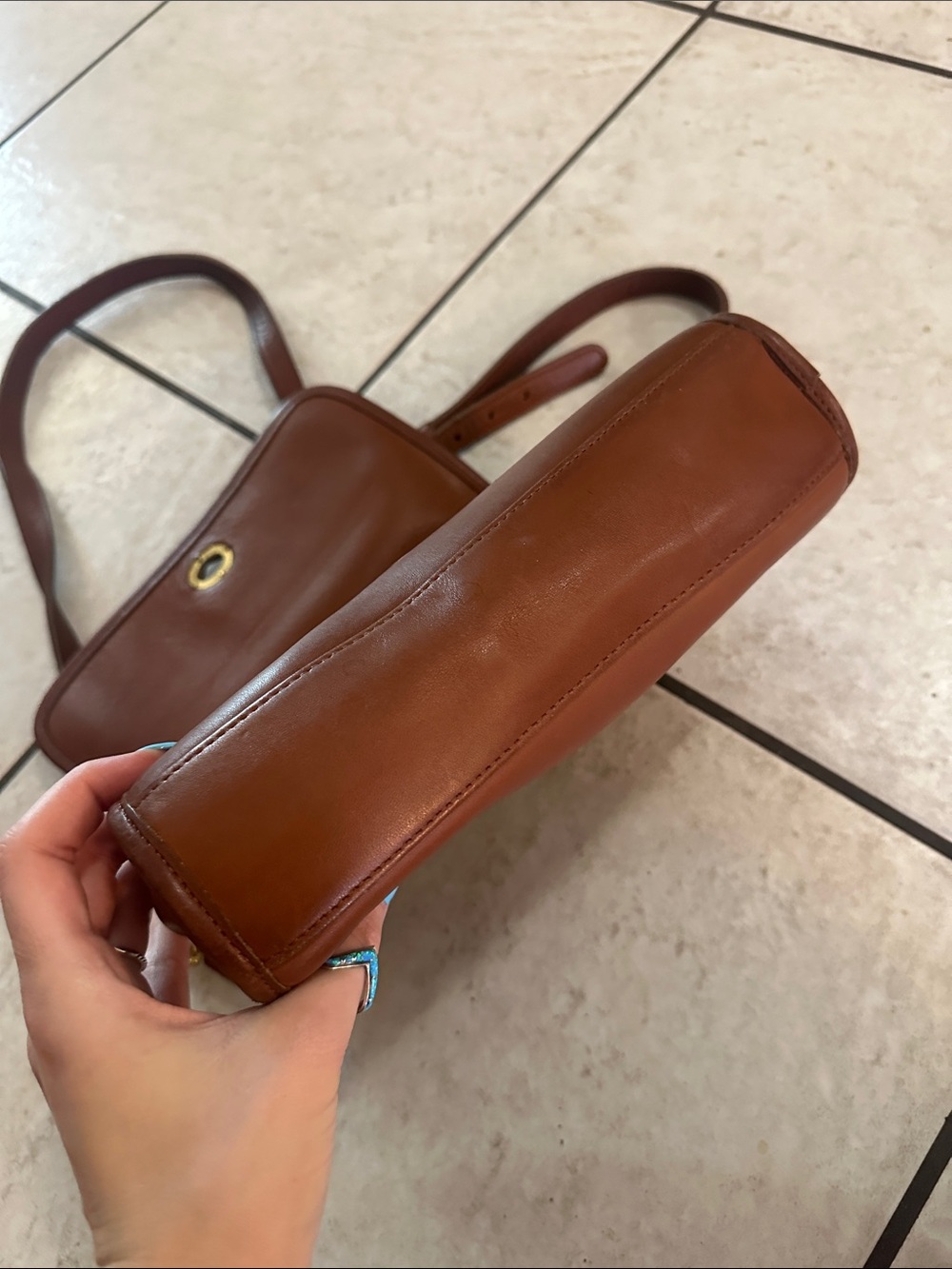 Vintage Coach Court Bag 9870 - Picture 4 of 12